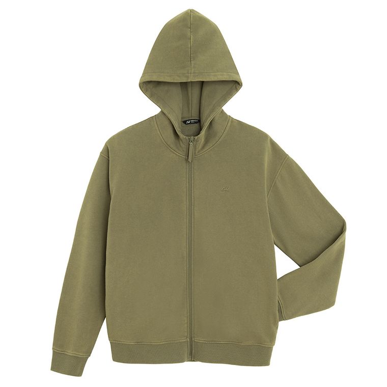 Rozpinana bluza z kapturem o kroju oversize NOWEAR