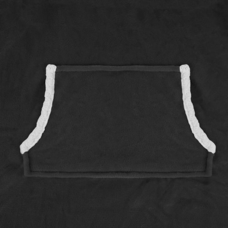 Ruhhy, bluza XXL, koc, czarny