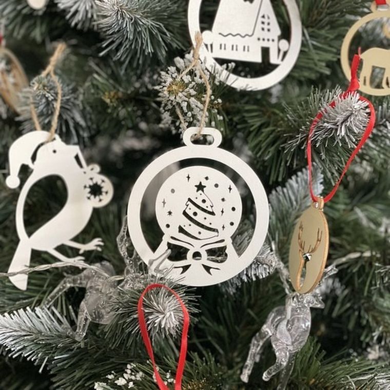 Ruhhy, bombki drewniane, 20 szt.