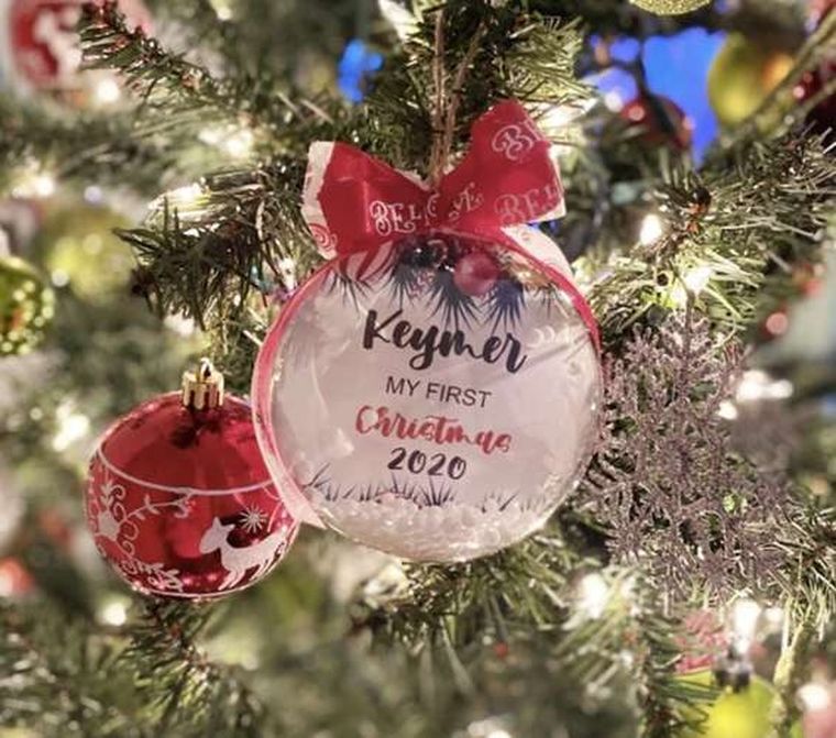 Ruhhy, bombki przezroczyste, 10 cm, 5 szt.