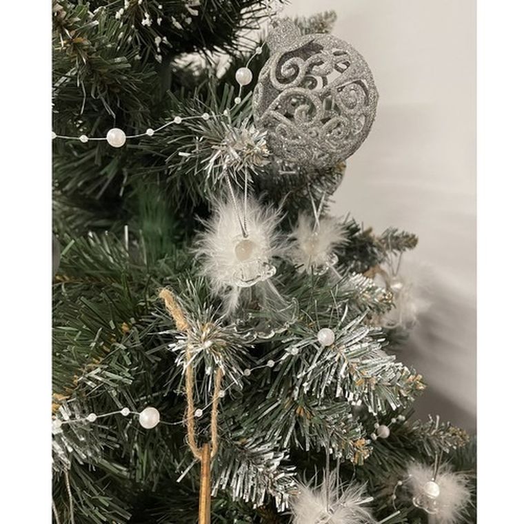 Ruhhy, bombki przezroczyste, aniołki, 6 szt.