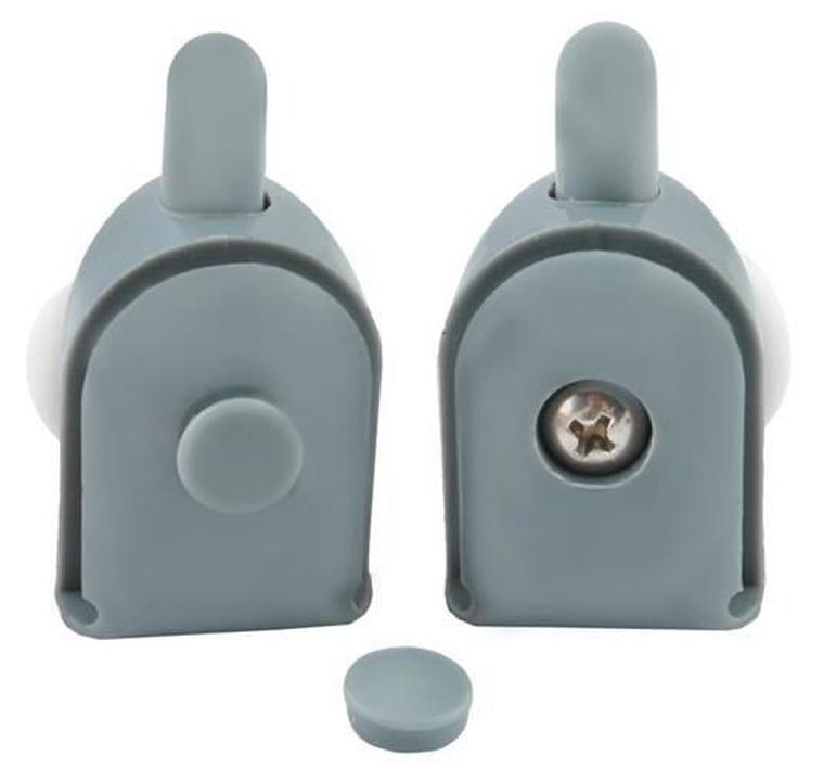 Ruhhy, kółko do kabiny prysznicowej, 8 szt