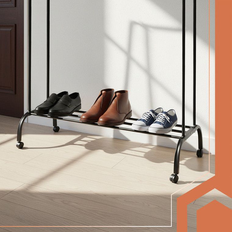 Ruhhy, wieszak na ubrania na kółkach, 27084