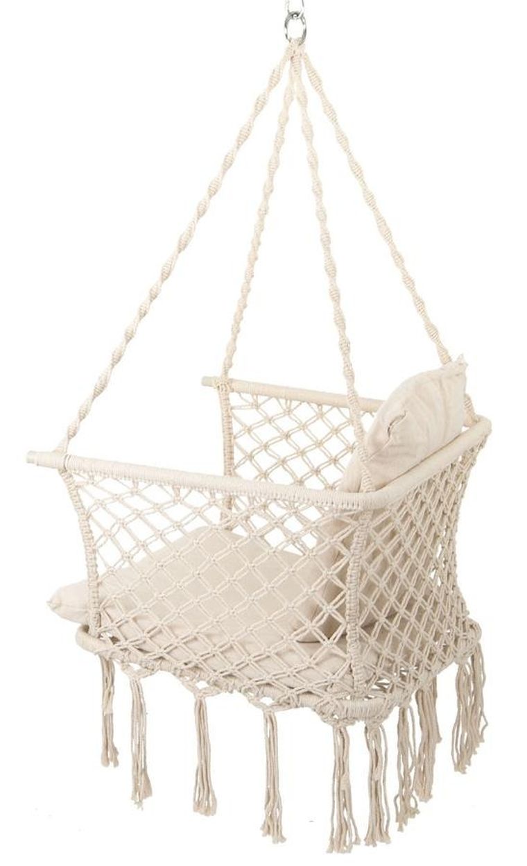 Saska Garden, hamak ażurowy, 78-64 cm, ecru