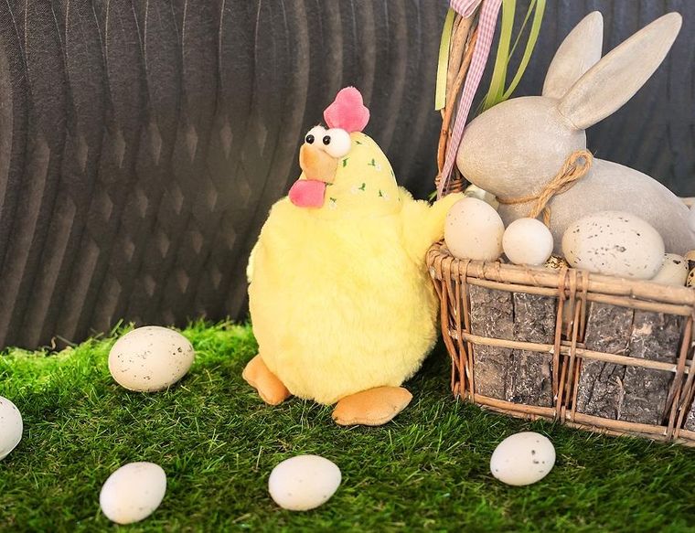 Saska Garden, Kogut, dekoracja wiosenna, 19 cm