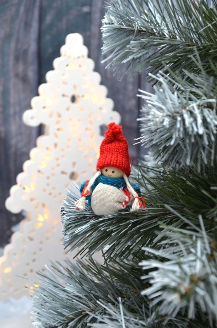 Saska Garden, laleczka dekoracyjna z woreczkiem, niebieska