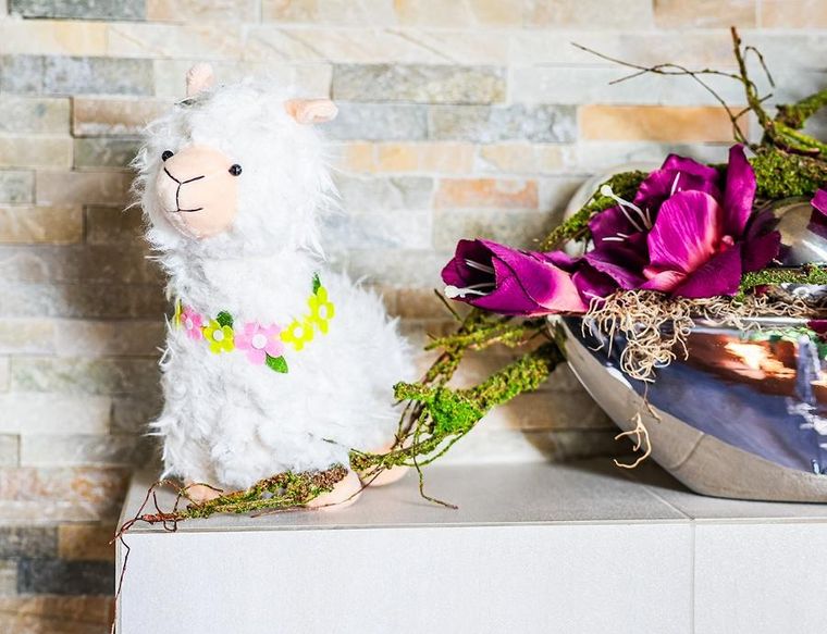 Saska Garden, lama, maskotka, 36 cm