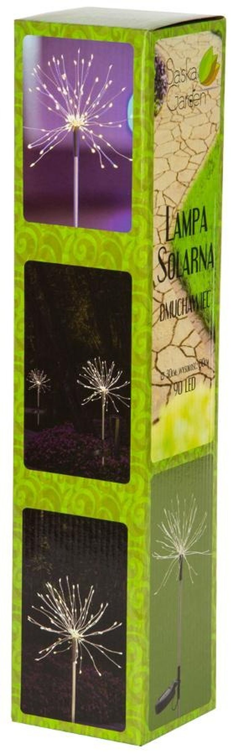 Saska Garden, lampa solarna, 80 cm, 90 led