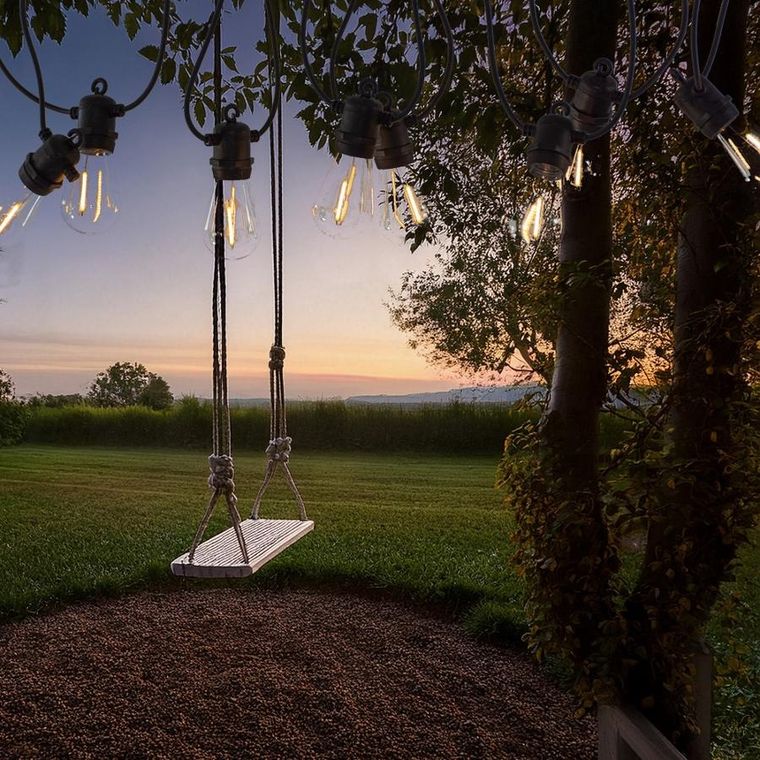 Saska Garden, Party Light, girlanda zewnętrzna, 10 żarówek, LED, 8m, 230V