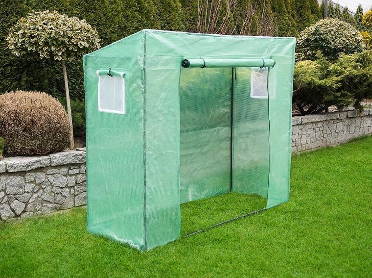 Saska Garden, szklarnia do pomidorów i ogórków, zielona, 200-77-168-150 cm