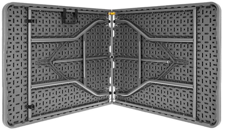 Saska Garden, Woodland, stół cateringowy, ciemny szary, 180-74 cm