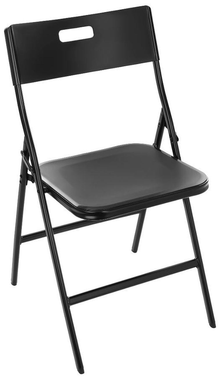 Saska Garden, zestaw cateringowy, turystyczny stół, składany, czarny, 86,5-86,5-71 cm