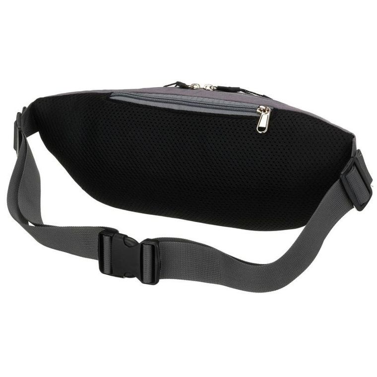 Saszetka na biodro, nerka, ciemnoszara, Peterson