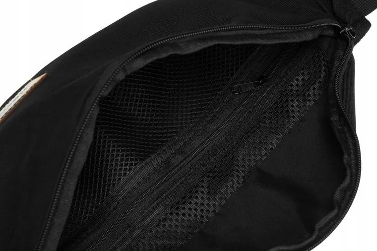 Saszetka na biodro, nerka, czarna, Rovicky