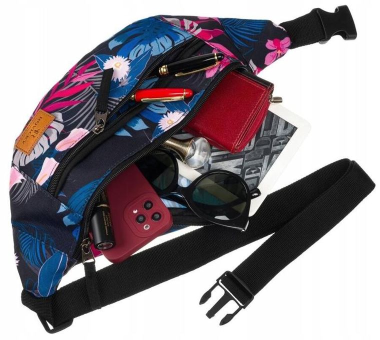 Saszetka na biodro, nerka, mix, Rovicky