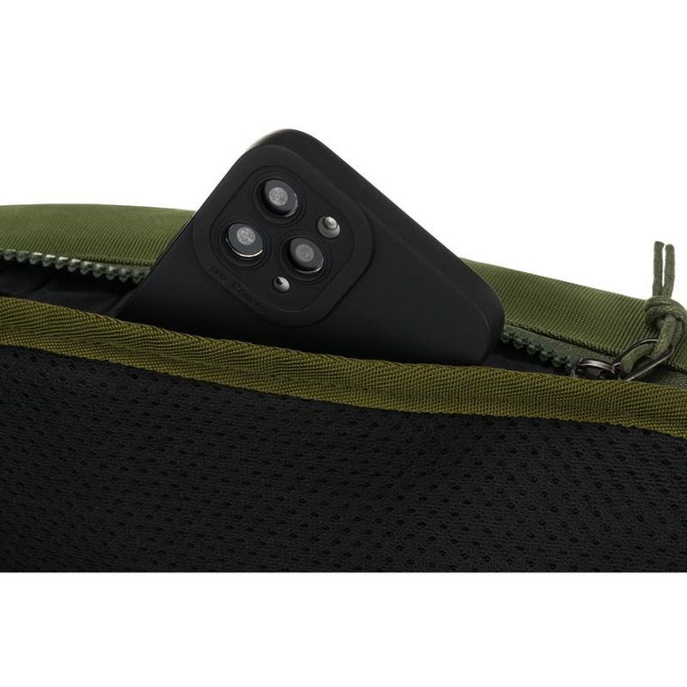 Saszetka na biodro, nerka, zielona, Peterson