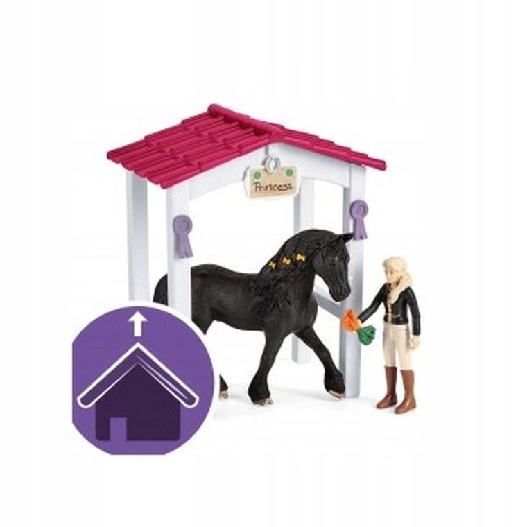 Schleich, Horse Club, Boks dla koni Tori & Princess, zestaw, 42437