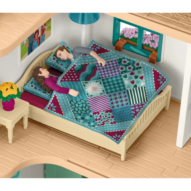 Schleich, Horse Club, Posiadłość wiejska i stadnina koni w Lakeside, zestaw, 42706