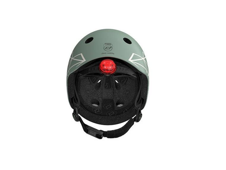 Scoot & Ride, kask ochronny, Green Lines, rozmiar 45-51 cm