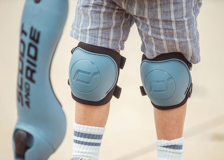 Scoot & Ride, zestaw ochraniaczy dla dzieci, Steel, rozmiar S