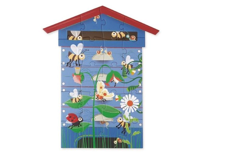 Scratch, Pszczoły i Ul, puzzle dwustronne XL, 2-20 elementów