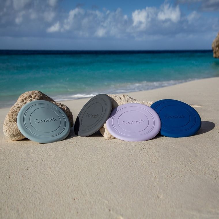 Scrunch, silikonowy dysk, Petrol