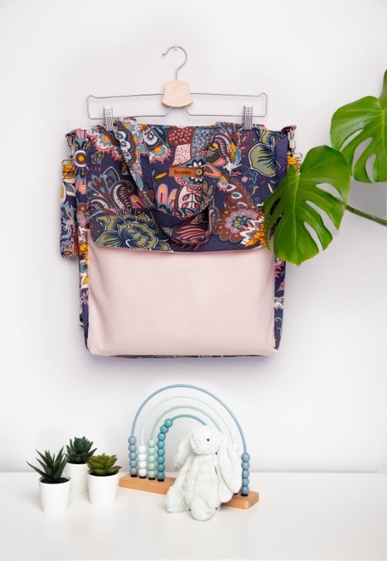 Sensillo, Boho, torba do wózka, brudny róż