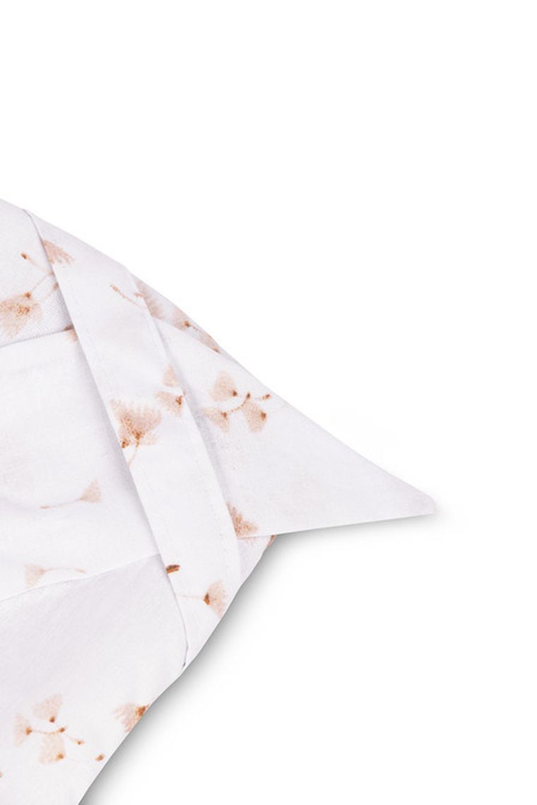 Sensillo, Dmuchawce, rożek niemowlęcy, muślinowy, beżowy, 75-75 cm