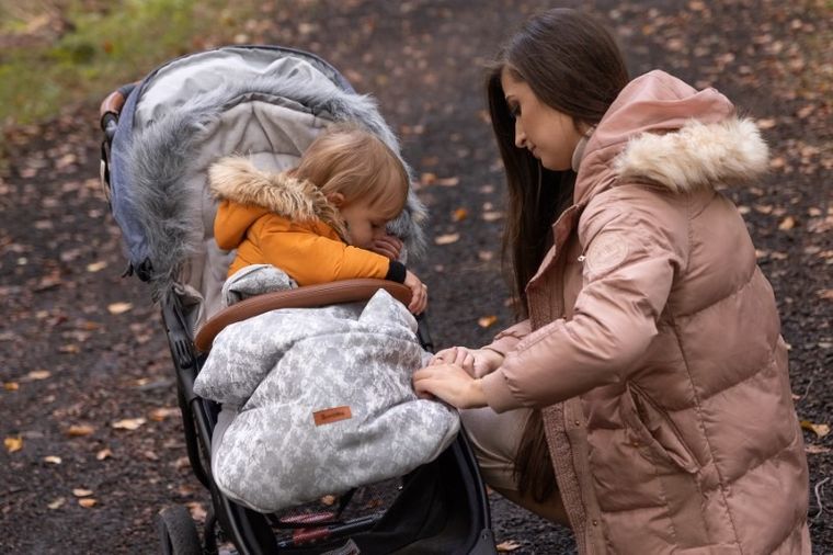 Sensillo, Olaf, śpiworek do wózka, jasno-szary