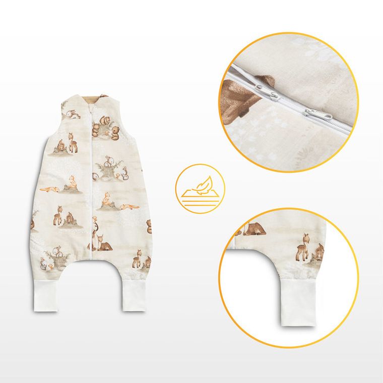 Sensillo, Smoki, śpiworek do spania, TOG 1.0, jeans, rozmiar XL