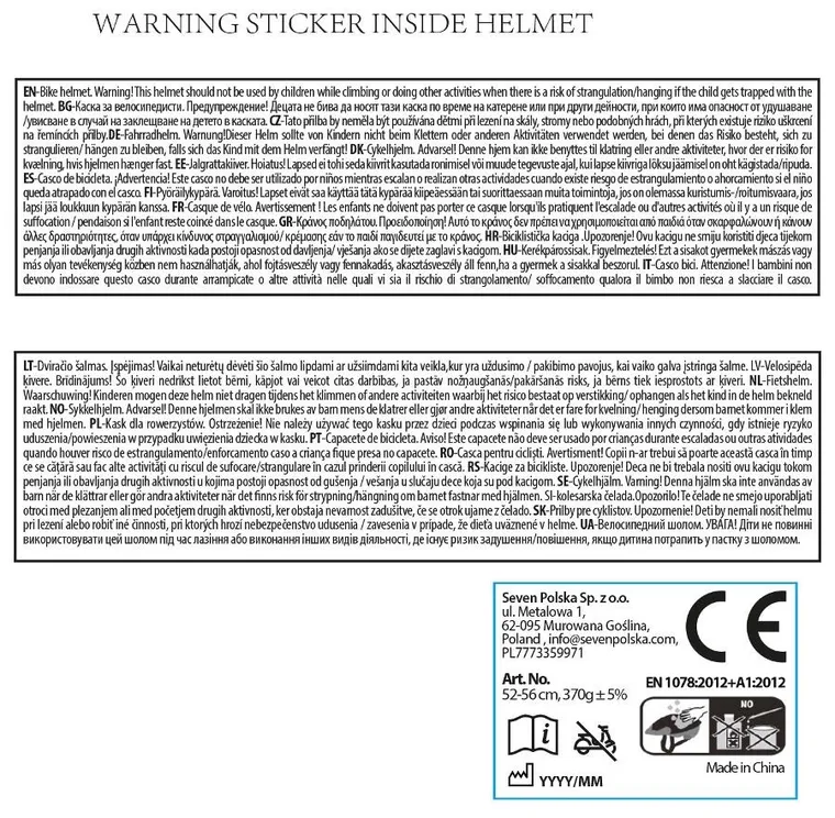 Seven Polska, Myszka Minnie, kask ochronny, rozmiar 52-56