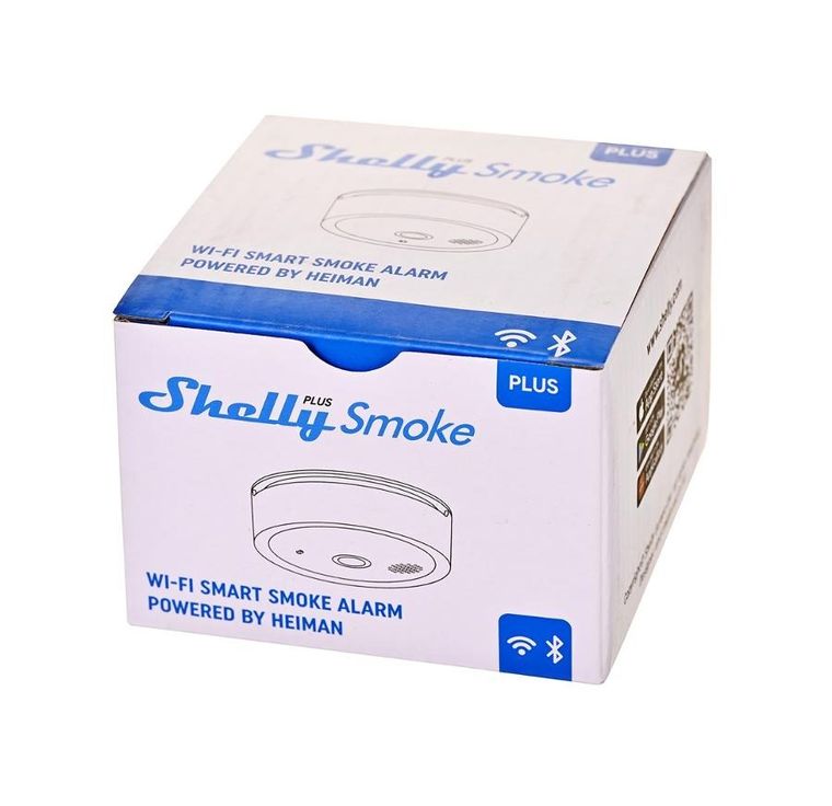 Shelly, bezprzewodowy czujnik dymu, WiFi, bluetooth