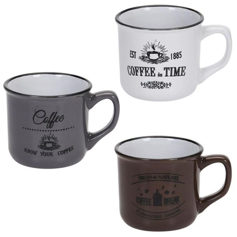 Siaki Collection, komplet kubków, 160 ml, 3 szt.