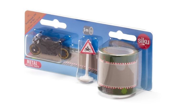 Siku, Ducati Panigale, motocykl i taśma, zestaw, 1601