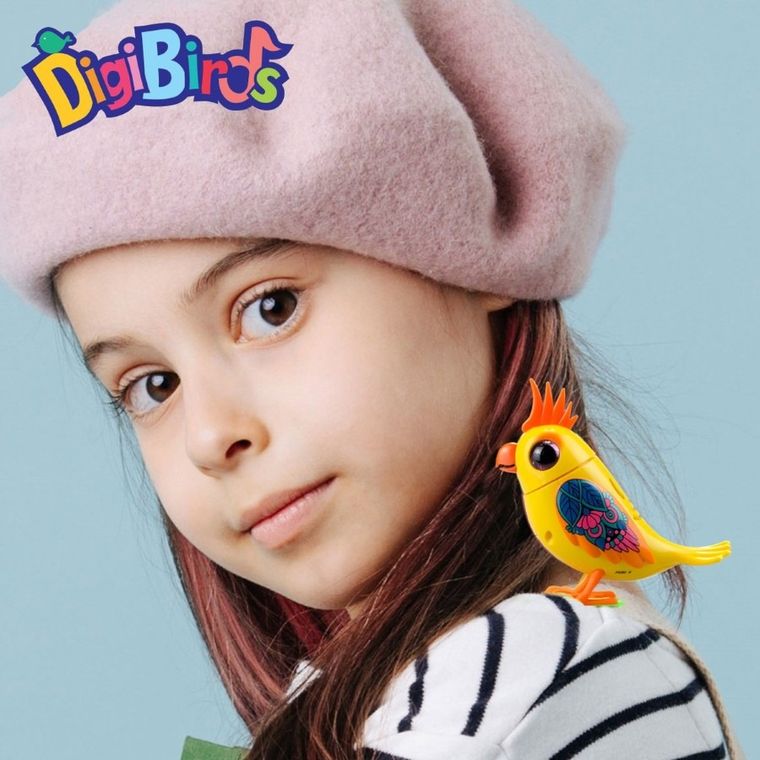 Silverlit, DigiBirds, ćwierkające ptaszki, zabawka interaktywna, 2 szt.