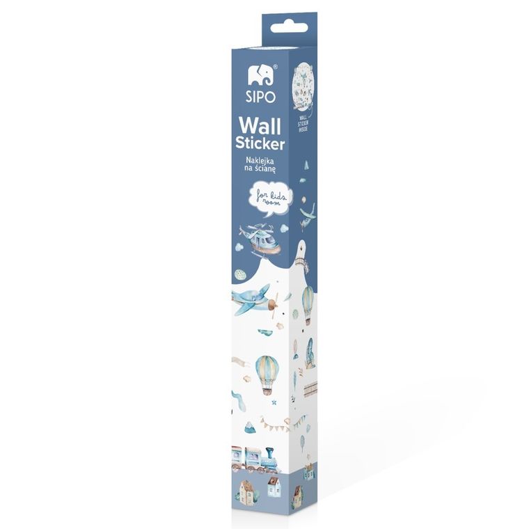 Sipo, naklejki na ścianę do pokoju dziecięcego, Samoloty i balony