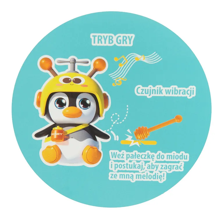 Smiki, Bzyczący Pingwinek, interaktywna zabawka muzyczna