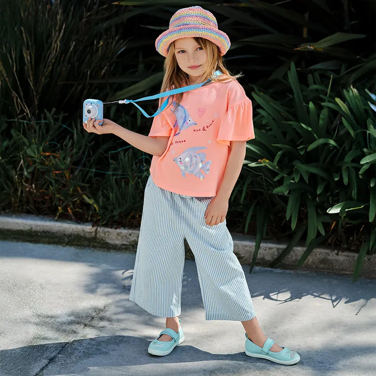 Smiki, Cute Kitty, aparat fotograficzny, niebieski