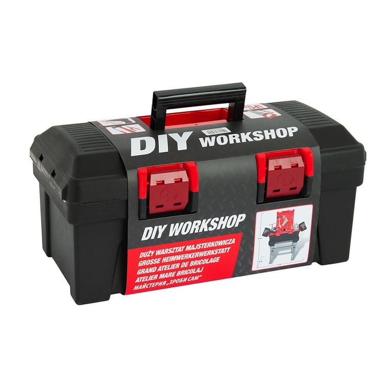 Smiki, duży warsztat majsterkowicza, stół narzędziowy