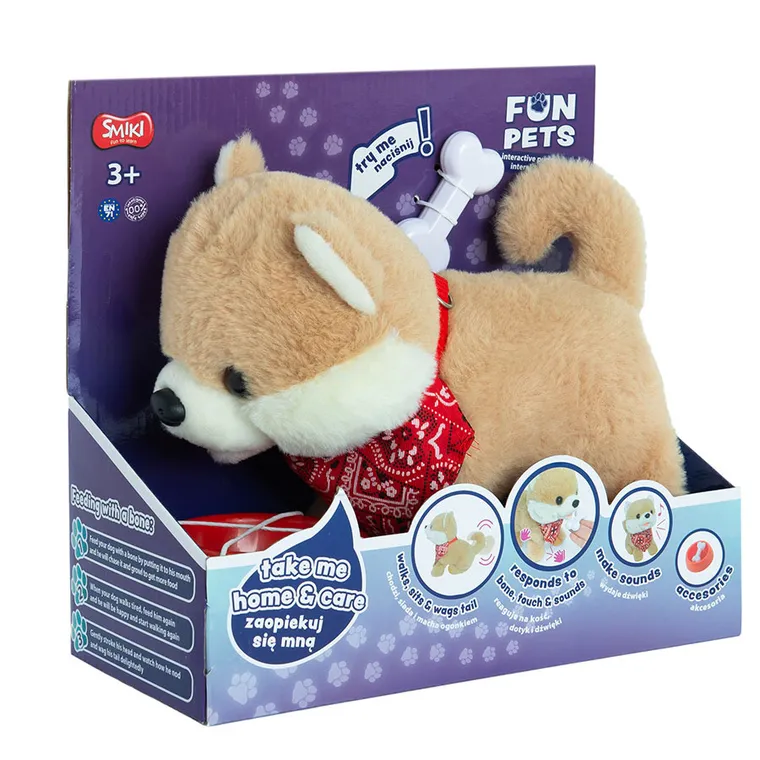 Smiki, Fun Pets, Pies, maskotka interaktywna z akcesoriami