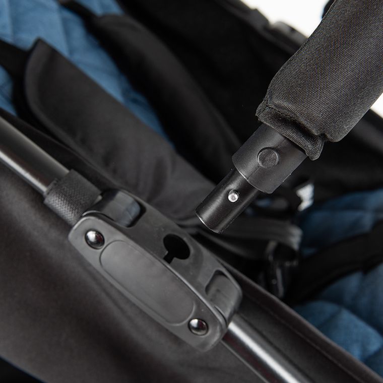 Smiki, Hurricane, wózek spacerowy, niebiesko-czarny