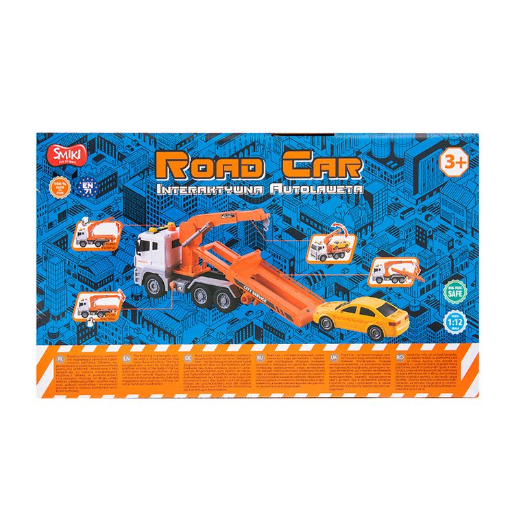 Smiki, Laweta, pojazd, światło i dźwięk, pomarańczowy, 1:12