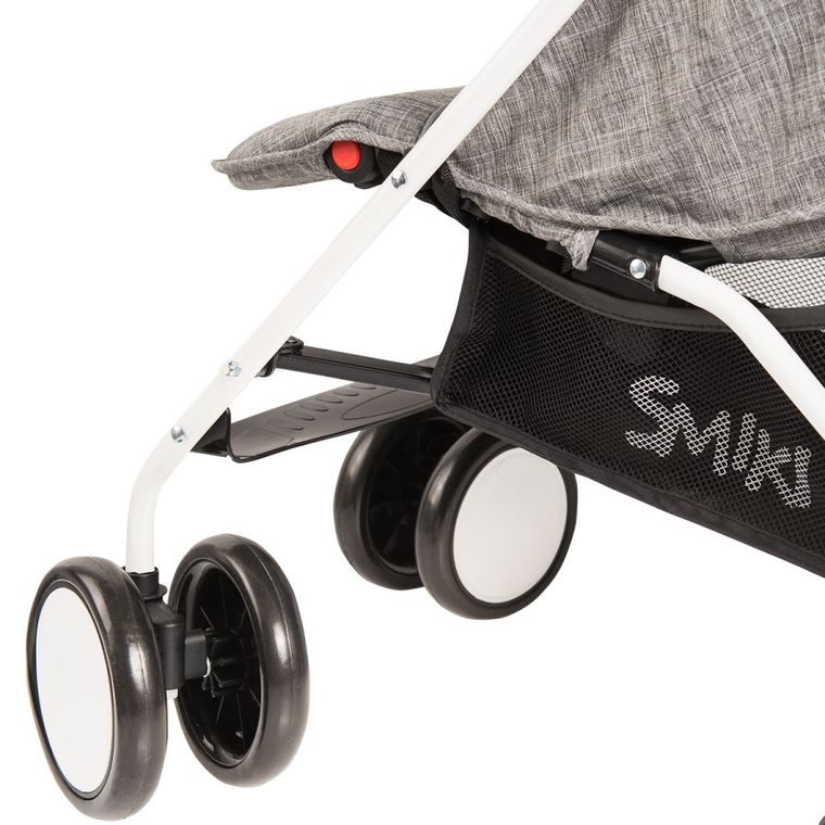Smiki, Petite, wózek spacerowy, szary