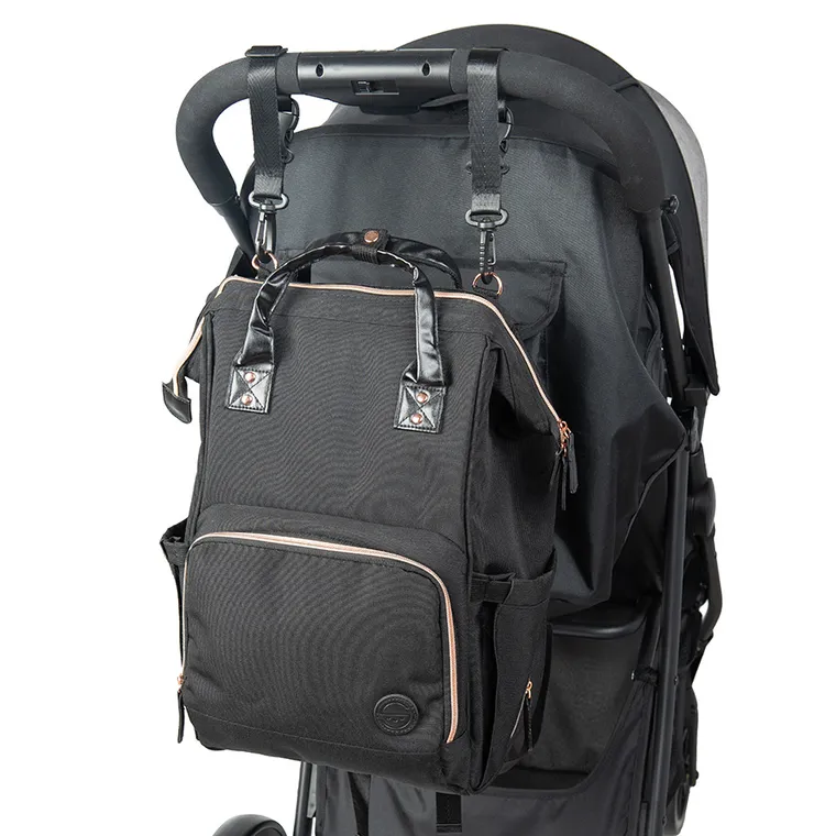 Smiki, plecak do wózka, czarny