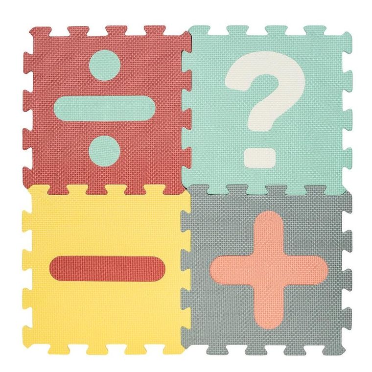 Smily Play, mata piankowa, pastelowa, cyfry