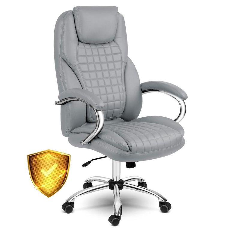 Sofotel, Batory, fotel biurowy, jasno szary