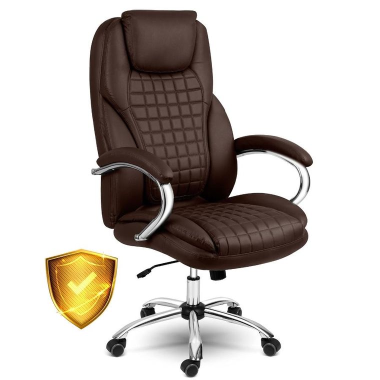 Sofotel, Batory, fotel biurowy, kasztanowy