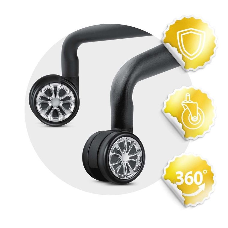 Sofotel, kółka gumowane do foteli, czarne, 5 szt.