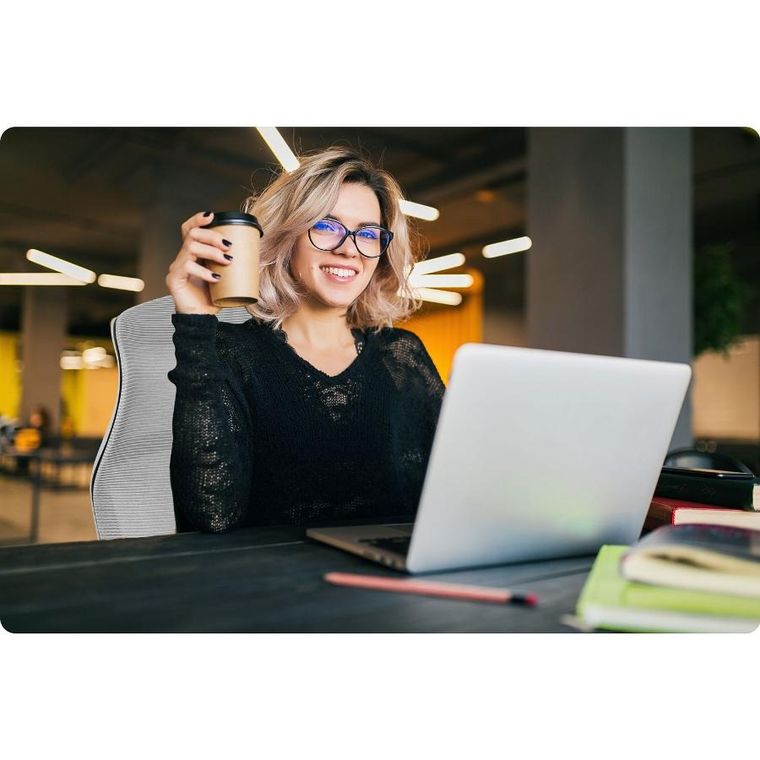 Sofotel, Labi, fotel biurowy, szary