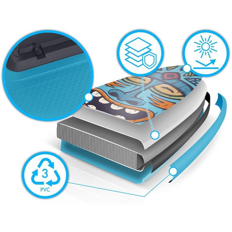 Soke, Aquasurf, deska SUP, 275-76-12 cm